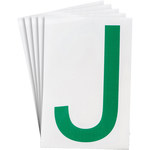 imagen de Brady Toughstripe 121748 Etiqueta en forma de letra - J - Verde - 6 pulg. x 8 pulg. - B-514