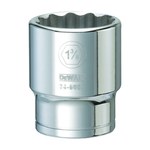 imagen de DEWALT DWMT74600OSP 1 3/8 pulg. Toma - Acero al vanadio - accionamiento 3/4 pulg. 12 Puntos - 46006