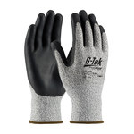 imagen de PIP G-Tek PolyKor 16-334 Salt & Pepper Medium PolyKor Cut-Resistant Gloves - ANSI A2 Cut Resistance - Nitrile Palm & Fingers Coating - 16-334/M