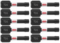 imagen de Bosch Impact Tough T20 Torx Broca de potencia ITT201B - Acero De Aleación - 1 pulg. Longitud - 48315