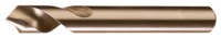 imagen de Cleveland 2636 3/8 in Spotting Drill C26175 - Right Hand Cut - Radial 120° Point - Straw Finish - 3.125 in Overall Length - 1.125 in Spiral Flute - M42 High-Speed Steel - 8% Cobalt - Straight Shank