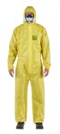 imagen de Ansell Microchem AlphaTec Overoles resistentes a productos químicos 68-2300 YY23-B-92-111-04 - tamaño Grande - Polietileno - Amarillo - 06021