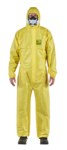 imagen de Ansell Microchem AlphaTec Chemical-Resistant Coveralls 68-2300 YY23-B-92-111-04 - Size Large - Yellow - 06021
