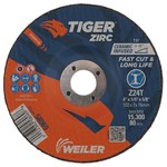 imagen de Weiler Tiger Disco esmerilador 58069 - 4 pulg. - Zirconia Alumina - 24 - T