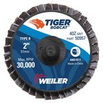 imagen de Weiler Bobcat Type 27 Flat Flap Disc 50957 - A/Z Alumina Zirconia AZ - 2 in - 40