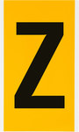 imagen de Brady 1570-Z Etiqueta en forma de letra - Z - Negro sobre amarillo - 5 pulg. x 9 pulg. - B-946
