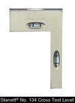 imagen de Starrett Nivel de prueba transversal y plomada - longitud de 2 x 3 pulg. (50 x 75mm) - 134