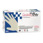 imagen de QRP Qualatex Indy 609BYF White Small Latex Powder Free Disposable Gloves - 9 in Length - 609BYF SM