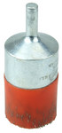 imagen de Weiler Polyflex Steel Cup Brush - Unthreaded Stem Attachment - 1 in Diameter - 0.010 in Bristle Diameter - Elastomer Type: Orange Heavy-Duty - 35545