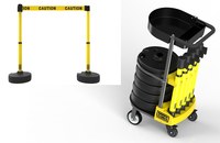 imagen de Banner Stakes PLUS Paquete de carro y pancarta PL4122T - Amarillo - banner stakes pl4122t