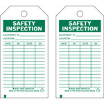 imagen de Brady 86556 Verde sobre blanco Poliéster Etiqueta de inspección general - Ancho 3 pulg. - Altura 5 3/4 pulg. - B-851