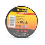imagen de 3M Scotch 77 Black-1-1/2 Black Insulating Tape - 1 1/2 in x 20 ft - 1.5 in Wide - 30 mil Thick - 60332