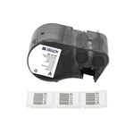 imagen de Brady CleanLift M5-103-498 Etiquetas multiuso reposicionables - 1 pulg. x 1.25 pulg. - Vinilo - Negro sobre blanco - B-498