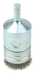 imagen de Weiler Stainless Steel Cup Brush - Unthreaded Stem Attachment - 1 in Diameter - 0.006 in Bristle Diameter - 11114