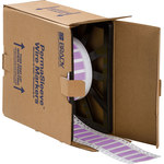 imagen de Brady Permasleeve 2HX-500-2-VT-S Funda de impresora troquelada - 1.969 pulg. x 0.829 pulg. - Morada - B-7642