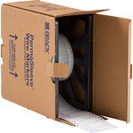 imagen de Brady PermaSleeve 2HX-500-2.3-WT Mangas para impresora de transferencia térmica troqueladas - 2 pulg. x 0.85 pulg. - Blanco - B-7642