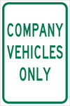 imagen de Brady Aluminio Rectángulo Cartel de información, restricción y permiso de estacionamiento Blanco - 12 pulg. Ancho x 18 pulg. Altura - 103720