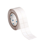 imagen de Brady THT-141-488-3 Rollo de etiquetas troqueladas para impresoras - 0.9 pulg. x 0.9 pulg. - Poliéster - Blanco - B-488