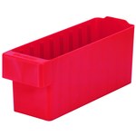 imagen de Akro-mils Akrodrawer 15 lb Rojo Poliestireno Estante Contenedor de almacenamiento - longitud 11 5/8 pulg. - Ancho 3 3/4 pulg. - Altura 4 5/8 pulg. - Compartimientos 1 - 31142 RED