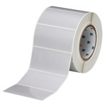 imagen de Brady THT-55-480-1 Rollo de etiquetas troqueladas para impresoras - 4 pulg. x 2 pulg. - Poliéster - Plateado - B-480