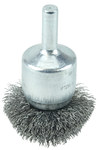 imagen de Weiler Steel Cup Brush - Unthreaded Stem Attachment - 1-1/2 in Diameter - 0.008 in Bristle Diameter - 10037
