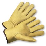 imagen de West Chester 994K White Small Grain Pigskin Leather Driver's Gloves - Keystone Thumb - 8.75 in Length - 994K/S