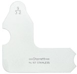 imagen de Starrett Acero Medidor de radio - 167-9/32