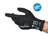 imagen de Ansell 11-591 Negro 9 Intercept - HPPE, nailon, elastano, acero, grafeno, tungsteno Apoyado Guantes resistentes a cortes - Pulgar reforzado - 076490-60025