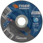imagen de Weiler Tiger Aluminum Cutting Wheel 58205 - 4-1/2 in - Aluminum Oxide - 60 - S