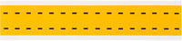 imagen de Brady 1520-DSH Etiqueta de puntuación - Perforar - Negro sobre amarillo - 9/16 pulg. x 3/4 pulg. - B-946