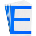imagen de Brady Toughstripe 121719 Etiqueta en forma de letra - E - Azul - 6 pulg. x 8 pulg. - B-514