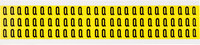 imagen de Brady 3410-Q Etiqueta en forma de letra - Q - Negro sobre amarillo - 11/32 pulg. x 1/2 pulg. - B-498