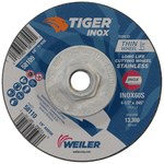 imagen de Weiler Tiger inox Rueda de rueda de corte 58109 - Tipo 27 - rueda de centro hundido - 4-1/2 pulg - 60 - S