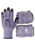 imagen de Global Glove Tsunami Grip XFT Purple 9(L) Polyester/Spandex General Purpose Gloves - Level A1 Cut Resistance - Nitrile/PU Palm Coating - 550XFT-VP-9(L)