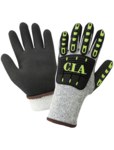 imagen de Global Glove Vise Gripster C.I.A. CIA300INT Blanco/azul Grande Tuffalene Guantes resistentes a cortes - cia300int lg