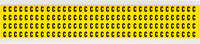 imagen de Brady 3400-C Etiqueta en forma de letra - C - Negro sobre amarillo - 1/4 pulg. x 3/8 pulg. - B-498