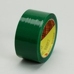 imagen de 3M Scotch 371 Green Box Sealing Tape - 48 mm Width x 100 m Length - 1.8 mil Thick - 82889