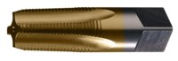 imagen de Cleveland 965 1/8-27 NPT Gancho mediano Macho cónico de tubería - 4 Flauta(s) - Acabado TiN - Acero de alta velocidad - Longitud Total 2.125 pulg. - C56701