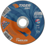 imagen de Weiler Tiger Zirc Cutting Wheel 58021 - 5 in - Zirconia Alumina - 60 - T