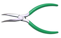 imagen de Xcelite by Weller Steel Smooth Needle Nose Curved Needle Nose Gripping Pliers - 5 1/2 in Length - Foam Cushion Grip - CN55GN