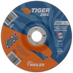 imagen de Weiler Tiger Zirc Disco esmerilador 58079 - 6 pulg. - Zirconio - 24 - T