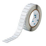 imagen de Brady THTEP-171-593-.5 Rollo de etiquetas troqueladas para impresoras - 1.6 pulg. x 0.49 pulg. - Poliéster - Blanco - B-593
