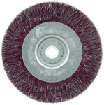 imagen de Weiler Polyflex 35084 Wheel Brush - 4 in Dia - Encapsulated Crimped Steel Bristle