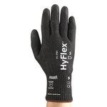 imagen de Ansell HyFlex Intercept 11-751 Black 9 Cut Resistant Gloves - ANSI A4 Cut Resistance - Polyurethane Palm Coating