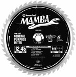 imagen de Amana Mamba Serie Contratista Con la punta de carburo Hojas de sierra circular - diámetro de 12 pulg., 1 pulg. - MA12045