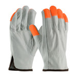 imagen de PIP Natural 2XL Grain Cowhide Leather Driver's Gloves - Keystone Thumb - 10.2 in Length - 68-163HV/XXL
