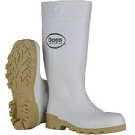 imagen de PIP Boss Plain Toe Work Boots 380-900/6 - Size 6 - PVC - White - 39141