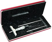 imagen de Starrett Medidor de profundidad micrométrico - longitud de 63.5mm - diámetro de 1.2x3.2mm - 449MAZ-75R