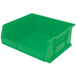imagen de Akro-mils Akrobin 75 lb Verde Polímero de grado industrial Colgado/Apilado Contenedor de almacenamiento - longitud 14 3/4 pulg. - Ancho 16 1/2 pulg. - Altura 7 pulg. - Compartimientos 1 - 30250 GREEN