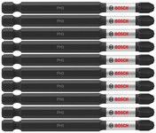 imagen de Bosch Impact Tough #3 Phillips Broca de potencia ITPH335B - Acero De Aleación - 3.5 pulg. Longitud - 48369